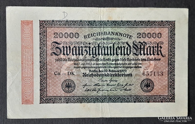 Németország * 20000 márka 1923