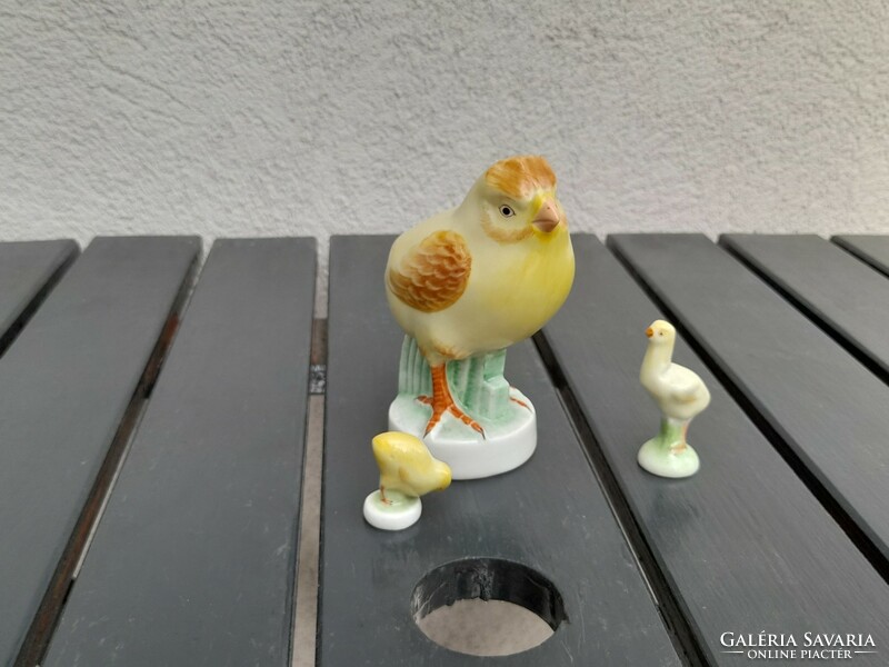 HUF 1 rare antique Herend farm chick