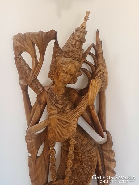 Művészi faragás Baliról 110 cm magas ritkaság