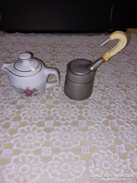 Hollóháza porcelain seherezade coffee maker, 2 person