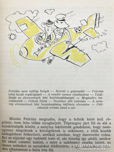 Egy bátor egér viszontagságai Cseh Gusztáv illusztrációival 1967-ből -  ritka kiadású mesekönyv