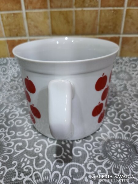 Zsolnay red apple giant mug 6 dl!