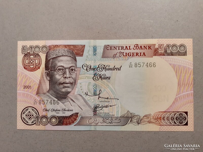 Nigéria - 100 Naira 2001 UNC
