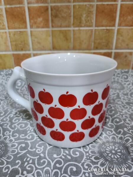 Zsolnay red apple giant mug 6 dl!