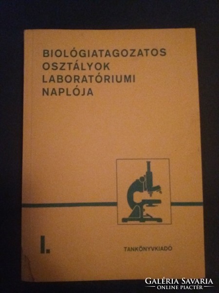 Biológiatagozatos osztályok laboratóriumi naplója.