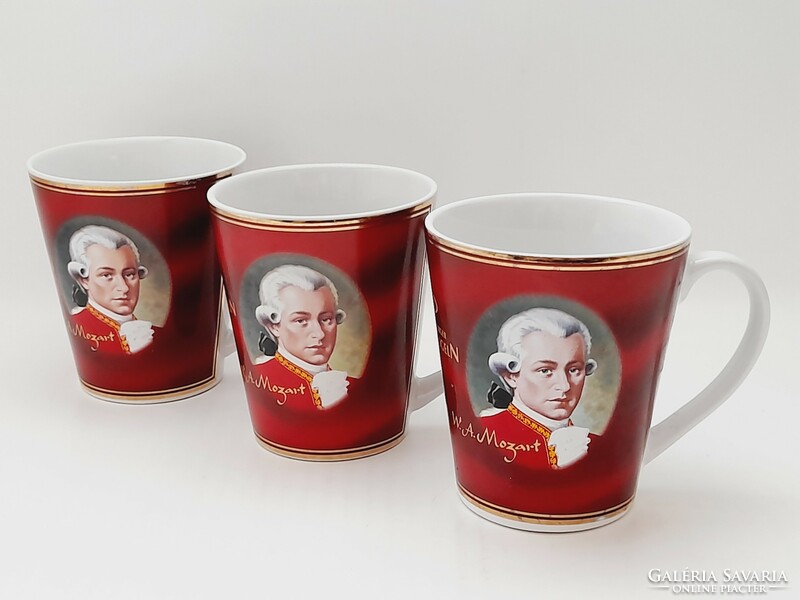 Mozart chocolate mugs, 3 in one