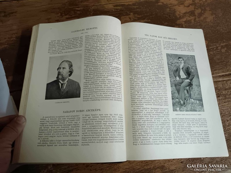 Capable magazine - the Sunday News in booklets, from 1887-1910, library hardcover, big miklós