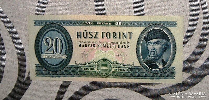 1980 20 ft banknote