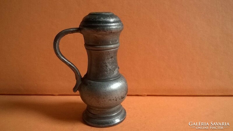 Pewter miniature - 15. Storage ornament or dollhouse accessory