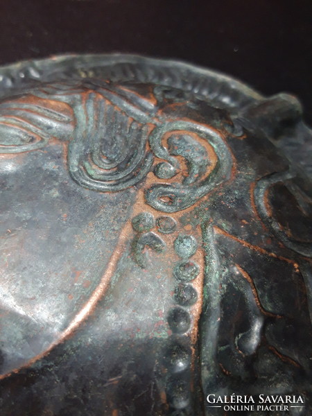 Athena - ancient Greek copper ashtray