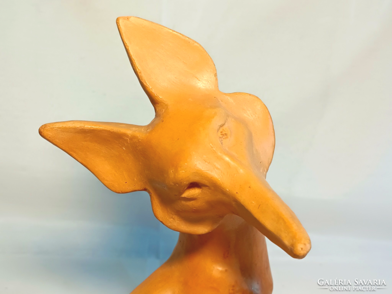Juhász s. Art deco terracotta fox