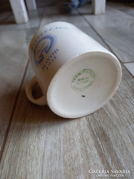 Fabulous Antique British Coronation Porcelain Commemorative Cup (1911)
