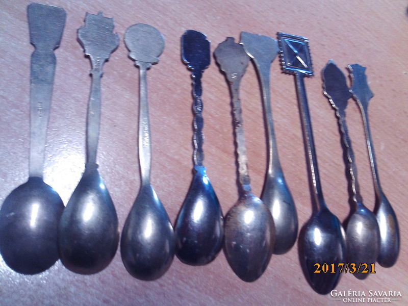 Collectors of 9 teaspoons