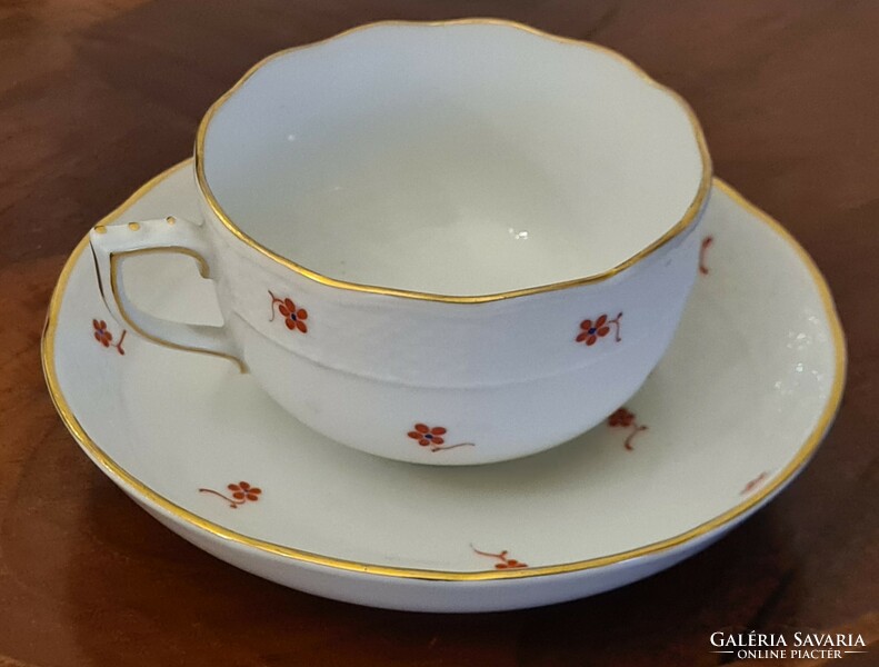 Ó Herend antique tea/coffee cup with coaster