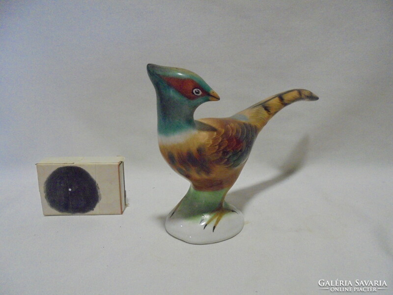 Bodrogkeresztúr ceramic pheasant figure, nipp