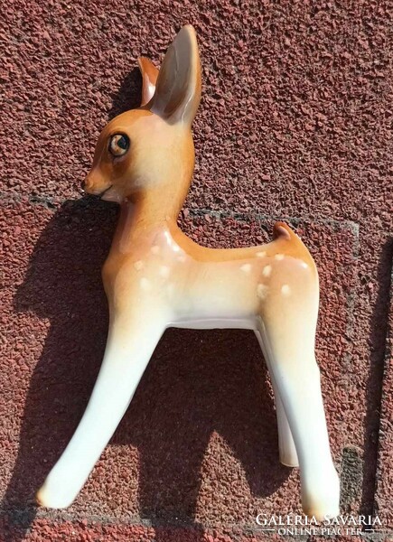 Old porcelain deer antler