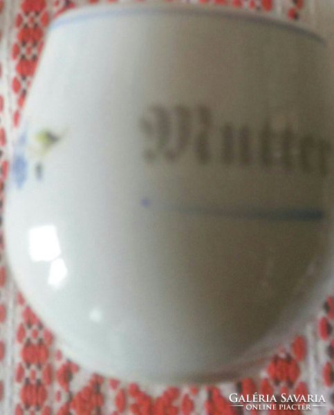 For Mother's Day! Blue forget-me-not mug with Mutter inscription