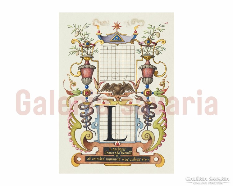 The letter is richly decorated from the 16th century, mira calligraphiae monumenta