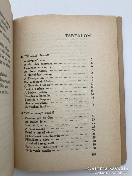 Ady Endre: Gyűjtemény Ady Endre verseiből, 1918 - Falus Elek illusztrált borítójával
