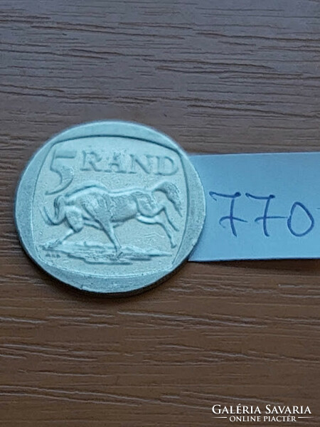 DÉL-AFRIKA 5 RAND 1994 Nikkellel bevont sárgaréz  770