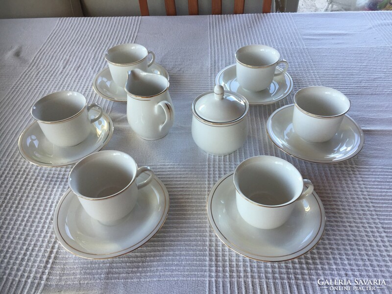 Zepter new coffee set for 6 people, white-gold - eternal elegance. Now you can buy it for a fraction of the new price!