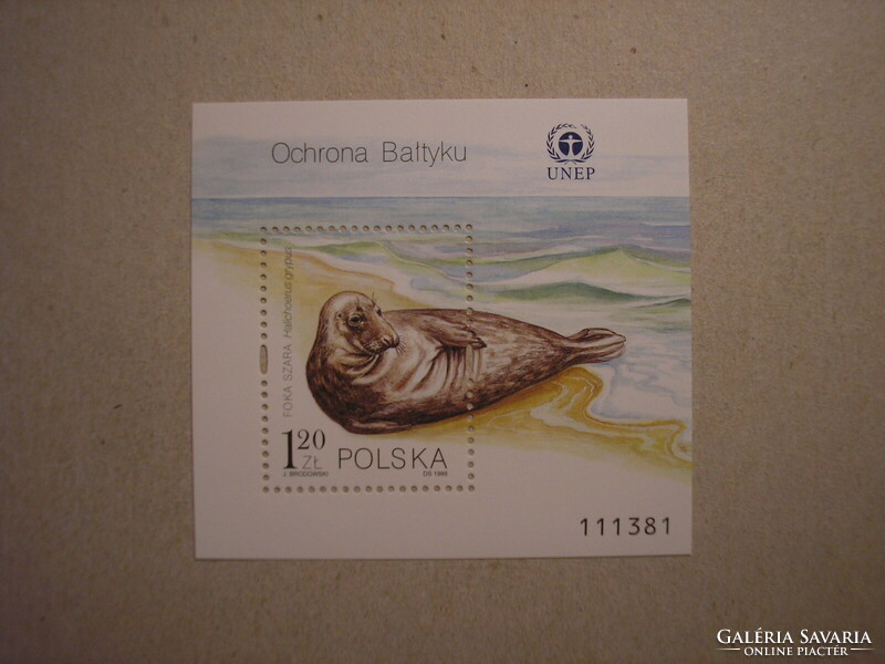 Fauna of Poland, seal, block 1998