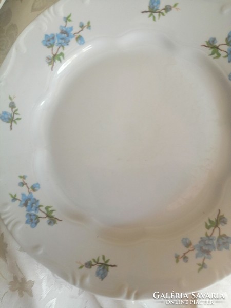 Zsolnay peach flower plate