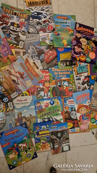 Retro for children, toy, sticker, creative occupation, collection of 30 pieces.