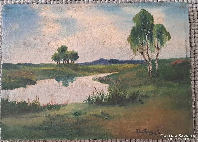 XX. Sz Hungarian painter (Rudnay, Bábonyi landscape)