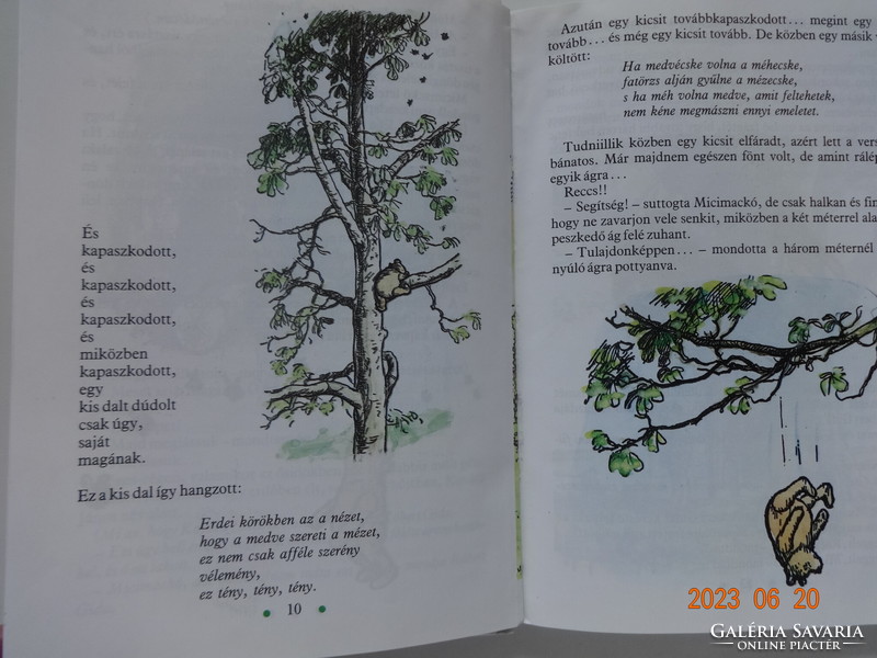 A.A. Milne: Micimackó - Karinthy Frigyes fordítása - H. Sephard színes rajzaival