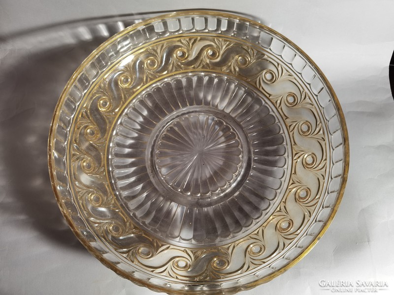 Huge marked French vintage baccarat crystal bowl
