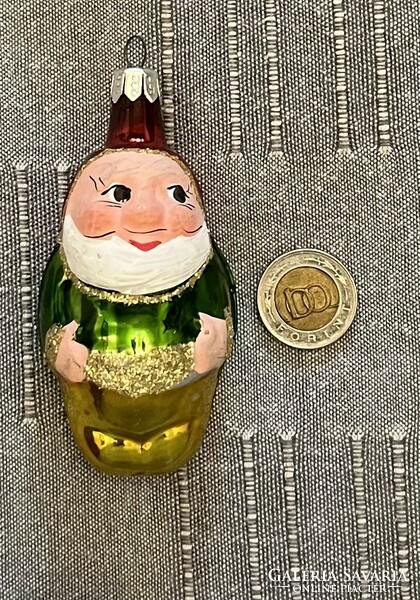 Dwarf old retro glass Christmas tree decoration