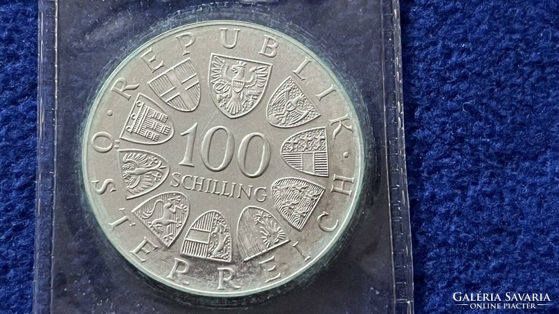 100 Schilling silver souvenir pp 4 pieces