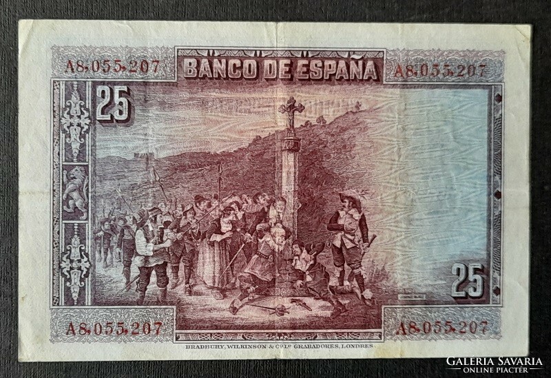 Spanyolország * 25 peseta 1928