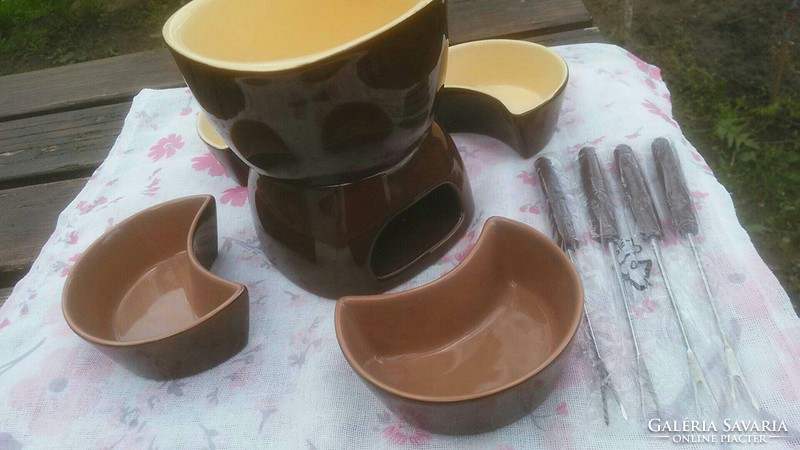 Chocolate fondue set