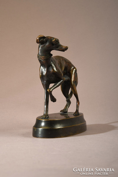Art deco bronze greyhound statue, xx. No. Beginning