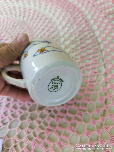 Kahla porcelain cup for sale! Kismadaras glass for sale!