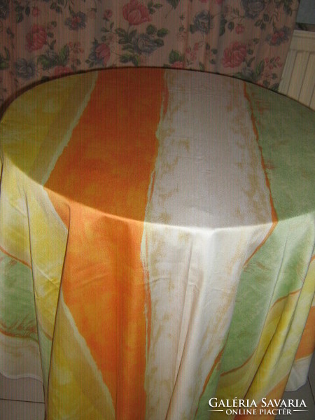 Huge tablecloth with beautiful colors is new