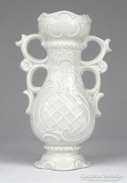 1Q543 antique Ferenc József porcelain vase commemorative vase 12.7 Cm