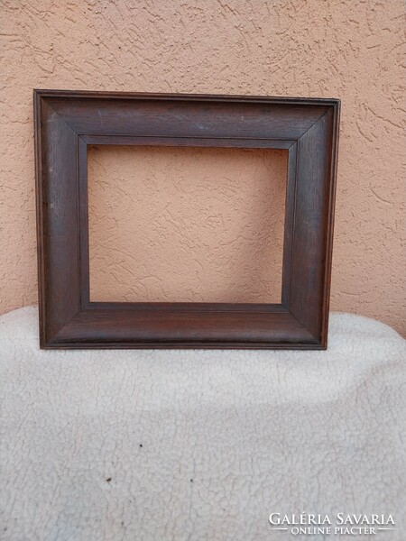 Old wooden picture frame