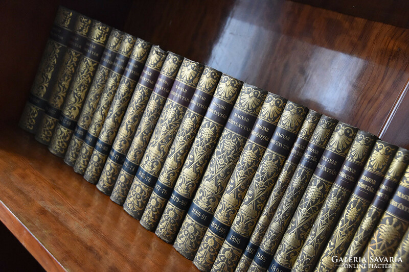 30 volumes - Hungarian law library - corpus juris hungarici 1000–1895 (–1917) millennium commemorative edition.