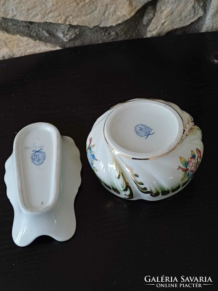 Herendi porcelánok 2 db