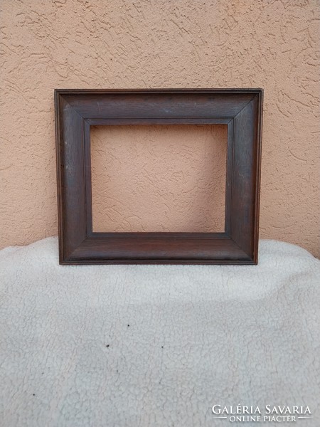 Old wooden picture frame