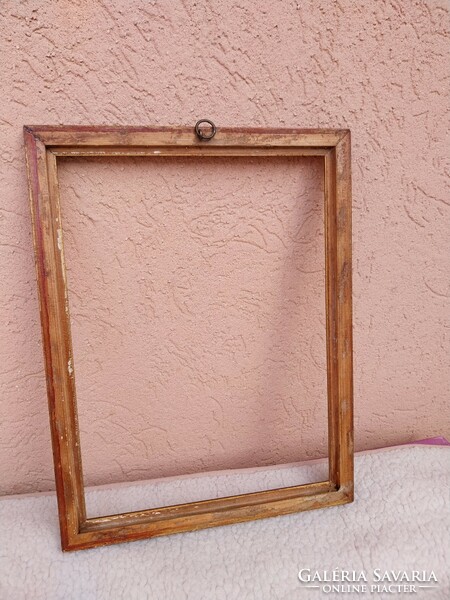 Gilded, old wooden photo frames /3 pcs/