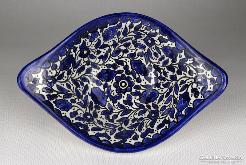 1Q967 ceramic serving bowl with oriental pattern 22 cm