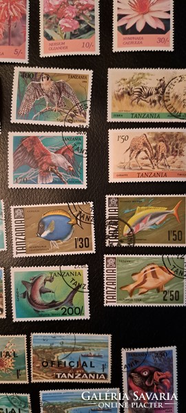 Tanzánia bélyegek pecsételt  13