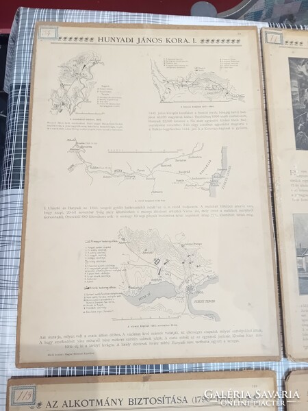 About 1920-1930 school illustrative boards