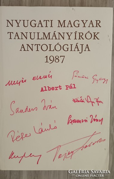Anthology of Western Hungarian study writers 1987
