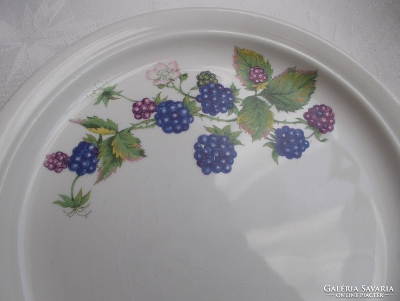 Ditmar urbach, Czech cake plate 1pc (blackberry pattern)