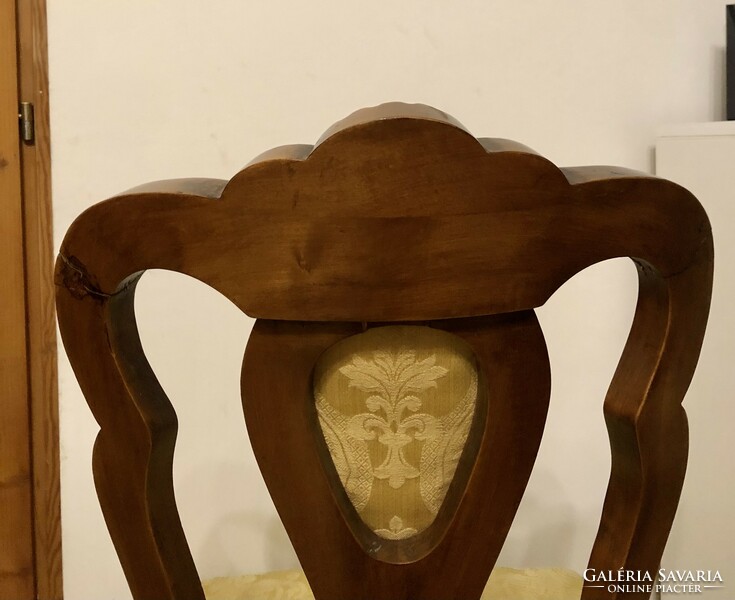 Eladó stílusos, tömörfa antik étkező szék - 6 db